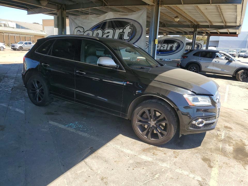 2016 Audi Sq5 VIN WA1CCAFP5GA033315 COPART salvage auction — FRONT END, Ca - Salvage Certificate, sold $2,550 on 2026-07-07 (photo 4)
