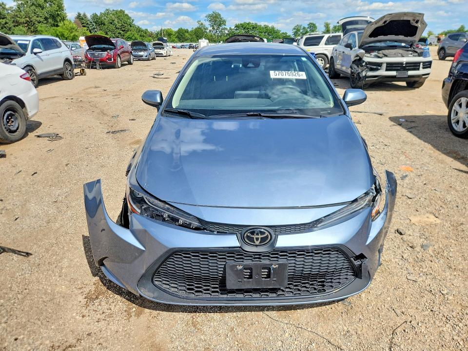 2020 Toyota Corolla VIN JTDEPRAE8LJ073129 COPART salvage auction — FRONT END, Il - Salvage Certificate, sold $5,900 on 2026-07-16 (photo 5)