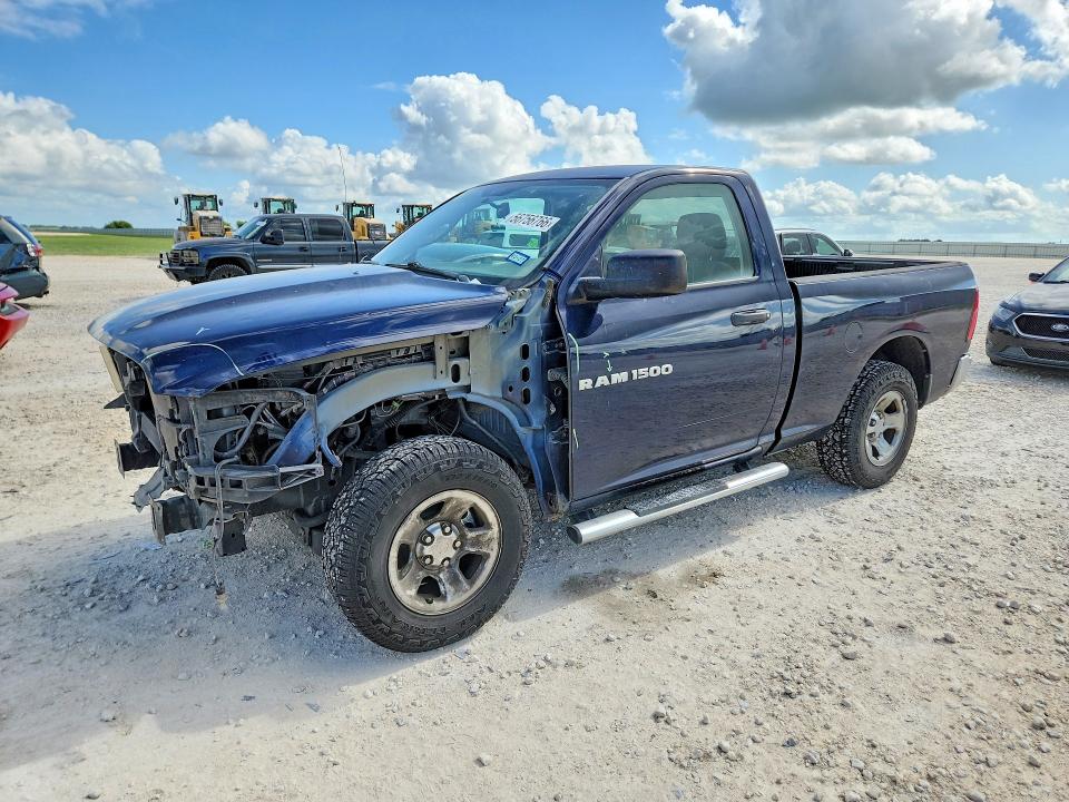 2012 Dodge Ram VIN 3C6JD6AK4CG152365 COPART salvage auction — FRONT END, Tx - Salvage Vehicle Title, sold $1,400 on 2026-07-09 (photo 1)