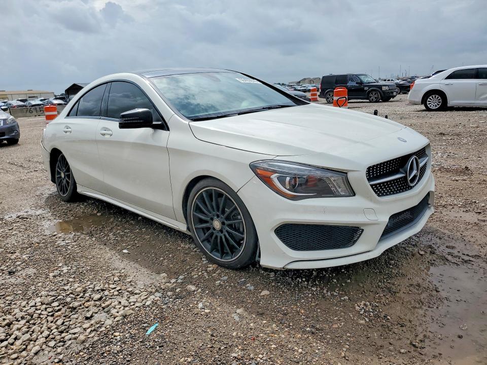 2016 Mercedes-benz Cla-klasse VIN WDDSJ4EB2GN357321 COPART salvage auction — SIDE, Tx - Salvage Vehicle Title, sold $2,900 on 2026-08-01 (photo 4)