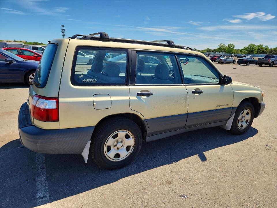 2002 Subaru Forester VIN JF1SF635X2H755118 COPART salvage auction — FRONT END, Ny - Mv-907A Salvage Certificate, sold $425 on 2026-07-06 (photo 3)