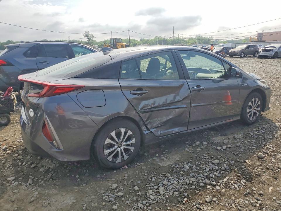 2021 Toyota Prius VIN JTDKAMFP8M3178860 COPART salvage auction — SIDE, Nj - Cert Of Title-Salvage, sold $6,800 on 2026-07-15 (photo 3)