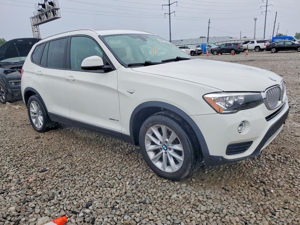 2016 BMW X3 VIN 5UXWX9C59G0D85510 COPART salvage auction — MINOR DENT/SCRATCHES, Fl - Certificate Of Title, sold $725 on 2026-07-24 (photo 4)