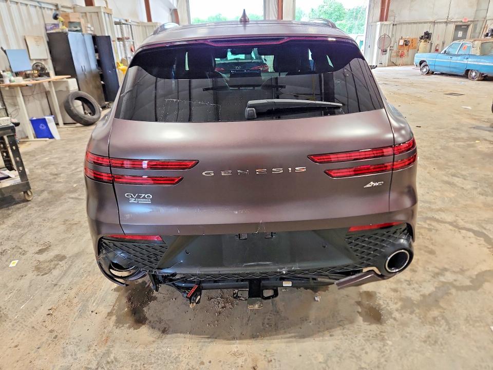 2023 Genesis Gv70 VIN KMUMADTB1PU097261 COPART salvage auction — REAR END, Wi - Cert Of Title-Claim Paid, sold $300 on 2026-07-29 (photo 6)