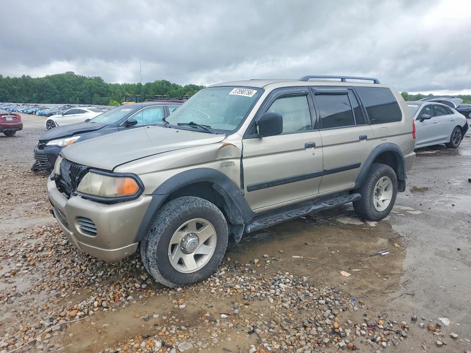 2002 Mitsubishi Montero VIN JA4LS21H72J031132 COPART salvage auction — FRONT END, TN - SALVAGE CERTIFICATE (P), sold $750 on 2026-07-16 (photo 1)