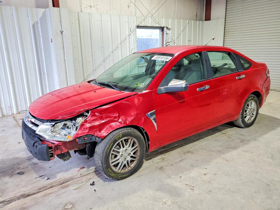 2008 Ford Focus VIN 1FAHP35N78W147788 COPART salvage auction — FRONT END, Wv - Salvage Certificate, sold $175 on 2026-07-02 (photo 1)