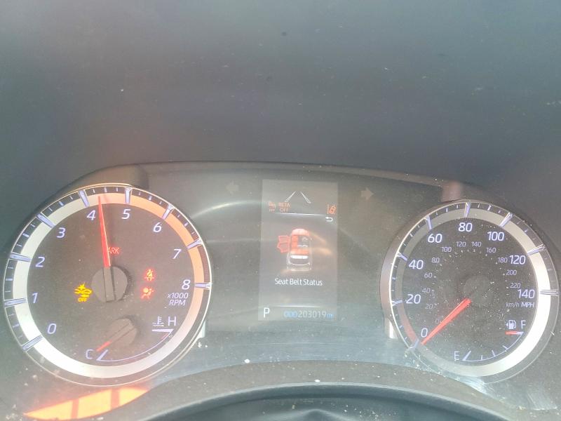2020 Toyota Highlander VIN 5TDBZRBH7LS018079 COPART salvage auction — ROLLOVER, Ny - Certificate Of Title, sold $2,500 on 2026-07-09 (photo 9)