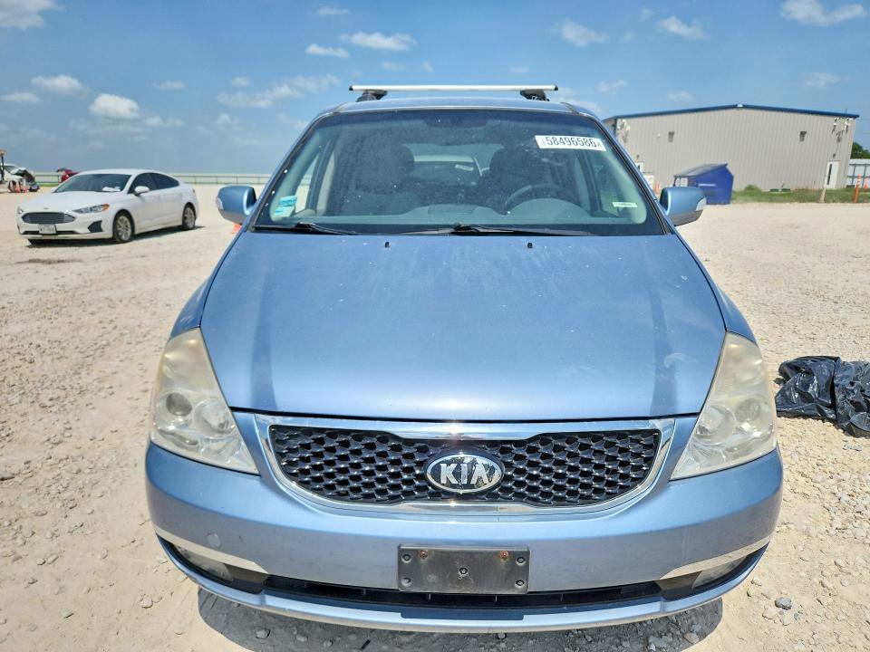 2014 Kia SEDONA VIN KNDMG4C73E6584590 COPART salvage auction — NORMAL WEAR, Tx - Certificate Of Title (P), sold $400 on 2026-07-09 (photo 5)