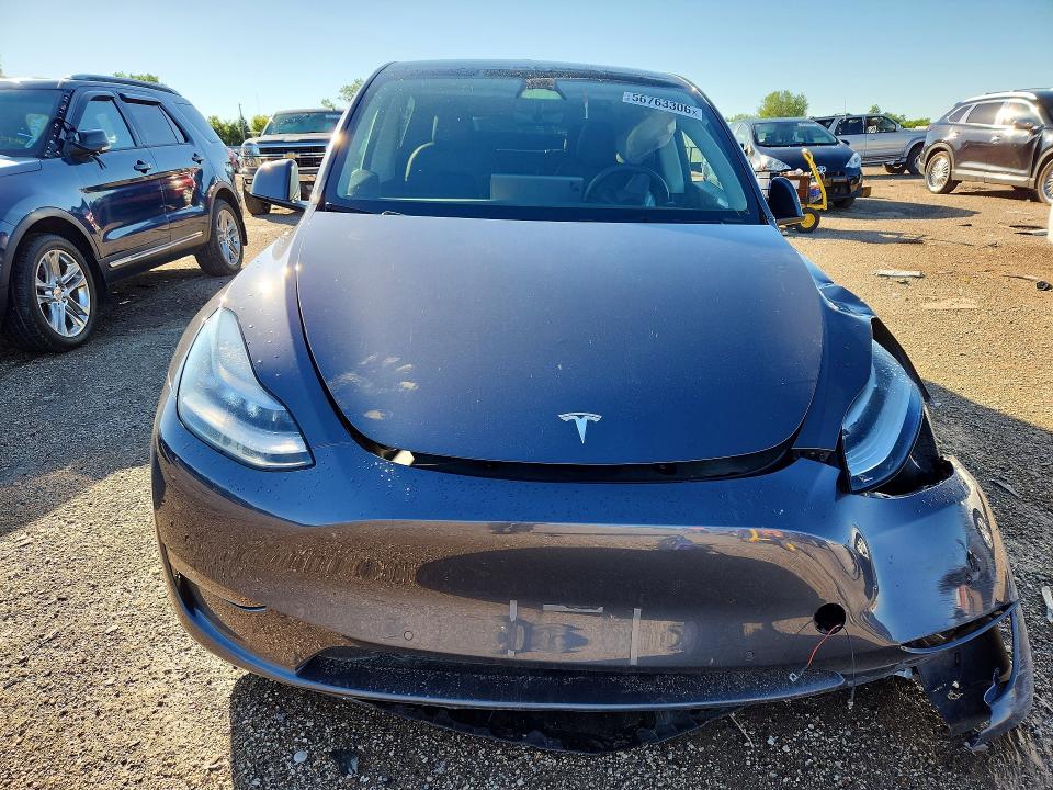 2021 Tesla Model y VIN 5YJYGDEE8MF211142 COPART salvage auction — FRONT END, Il - Salvage Certificate, sold $7,000 on 2026-08-25 (photo 5)