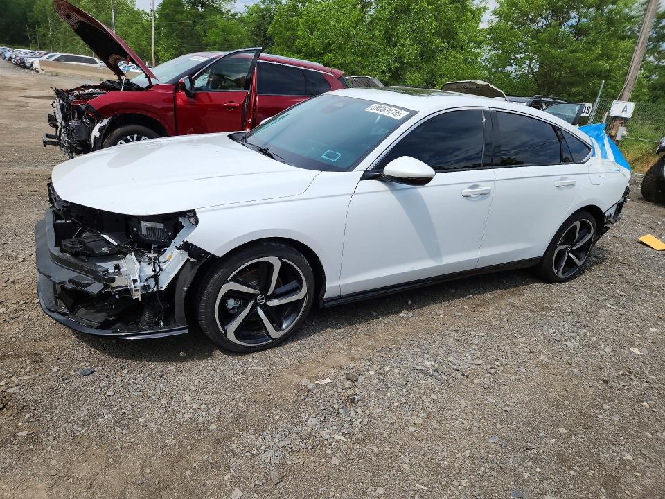 2025 Honda Accord VIN 1HGCY2F86SA000825 COPART salvage auction — VANDALISM, Ny - Mv-907A Salvage Certificate, sold $15,300 on 2026-07-28 (photo 1)