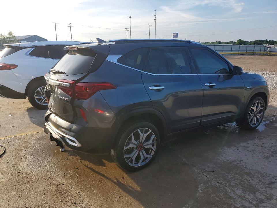 2021 Kia Seltos VIN KNDETCA25M7175016 COPART salvage auction — REAR END, Ky - Cert Of Title-Salvage, sold $3,300 on 2026-07-08 (photo 3)
