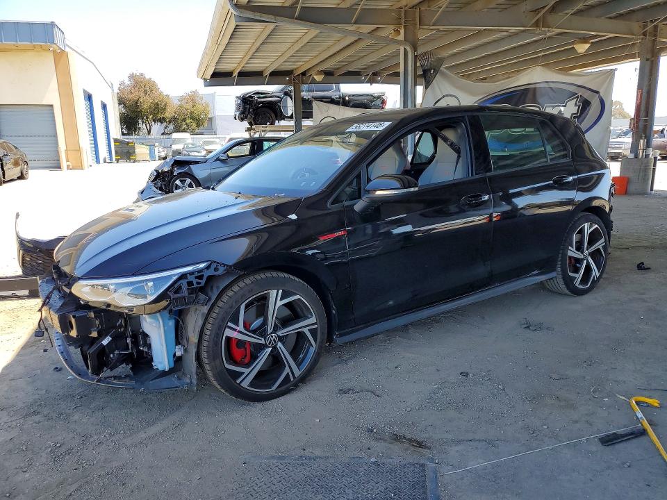 2024 Volkswagen Gti VIN WVW3A7CD3RW148364 COPART salvage auction — SIDE, CA - SALVAGE CERTIFICATE, sold $6,500 on 2026-08-13 (photo 1)
