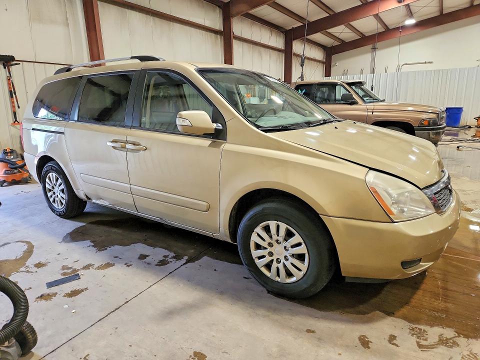 2011 Kia SEDONA VIN KNDMG4C73B6402737 COPART salvage auction — FRONT END, Pa - Certificate Of Salvage, sold $400 on 2026-07-07 (photo 4)