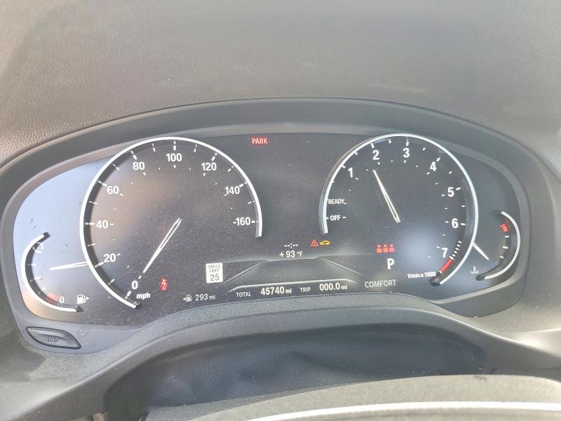 2020 BMW X3 VIN 5UXTY3C09L9B34526 COPART salvage auction — REAR END, Ca - Salvage Certificate, sold $8,500 on 2026-07-08 (photo 9)