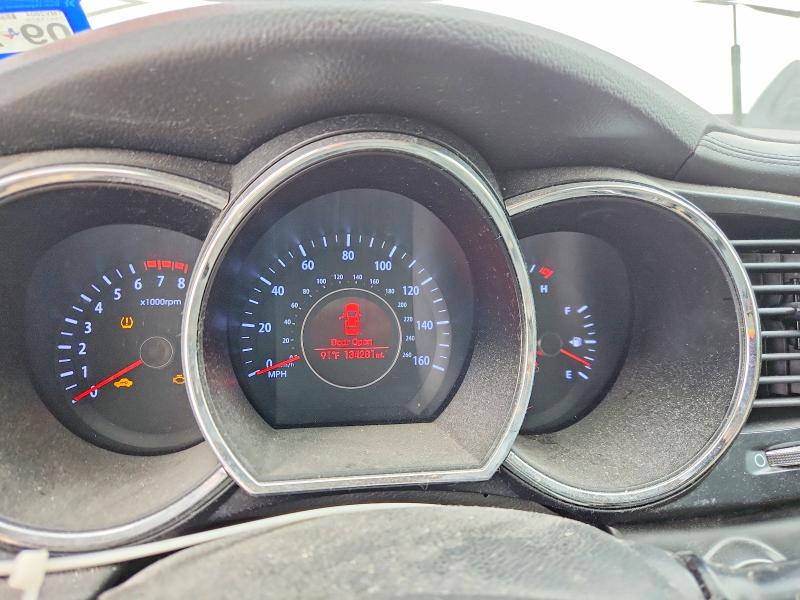 2013 Kia Optima VIN 5XXGN4A70DG182855 COPART salvage auction — FRONT END, Tx - Salvage Vehicle Title, sold $300 on 2026-07-16 (photo 9)