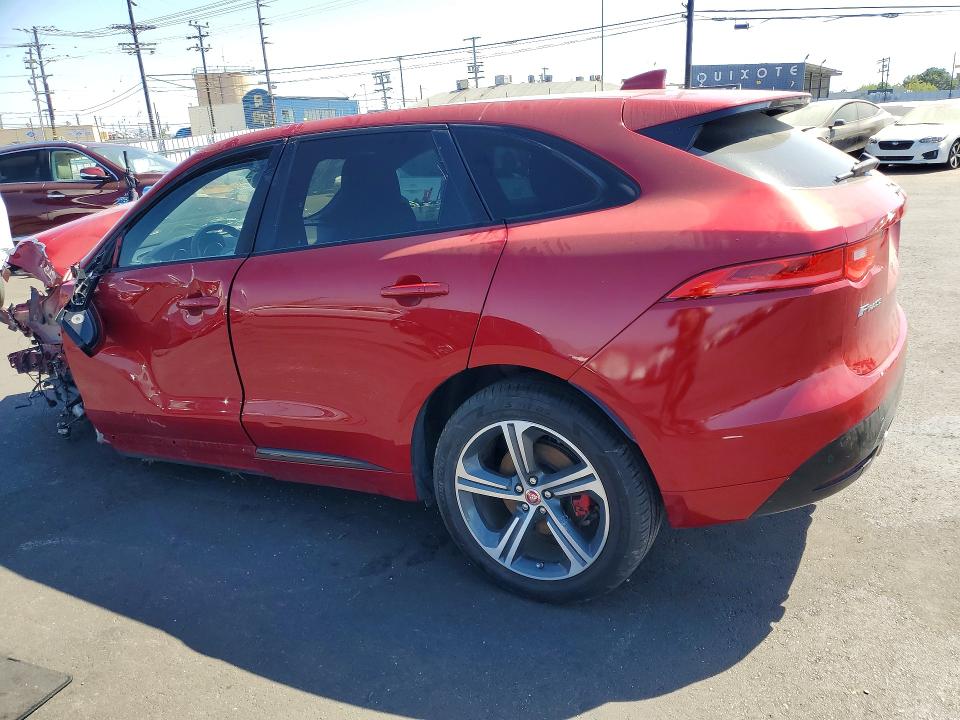 2017 Jaguar F-pace VIN SADCM2BV6HA083658 COPART salvage auction — FRONT END, Ca - Salvage Certificate, sold $950 on 2026-07-08 (photo 2)