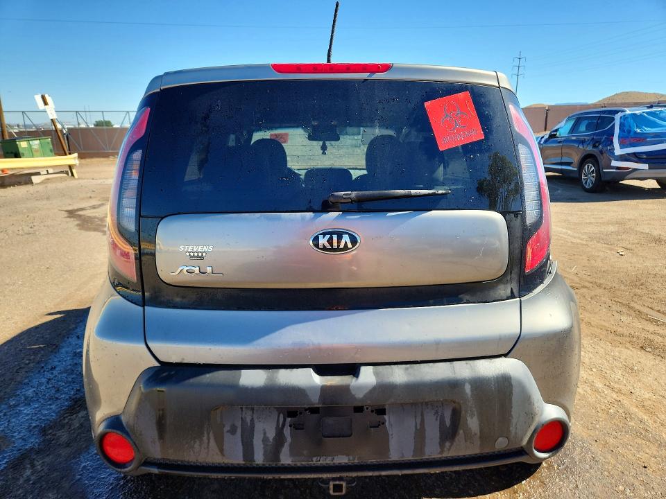 2015 Kia VIN KNDJP3A5XF7129214 COPART salvage auction — REAR END, Nm - Cert Of Title-Salvage, sold $425 on 2026-07-30 (photo 6)
