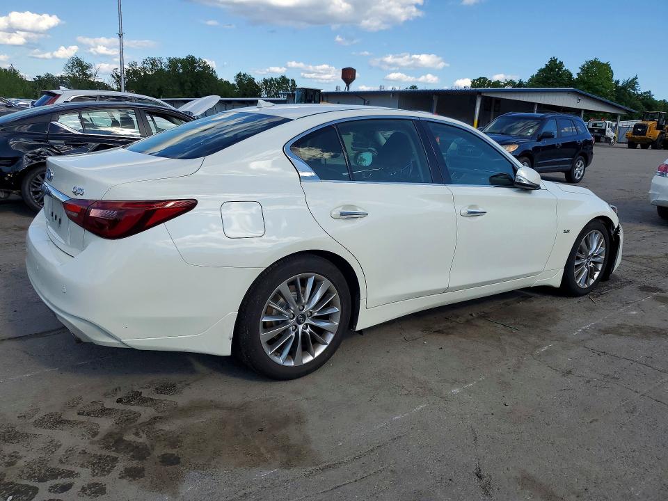 2018 Infiniti Q50 VIN JN1EV7AR7JM443367 COPART salvage auction — FRONT END, Ny - Mv-907A Salvage Certificate, sold $5,200 on 2026-07-02 (photo 3)