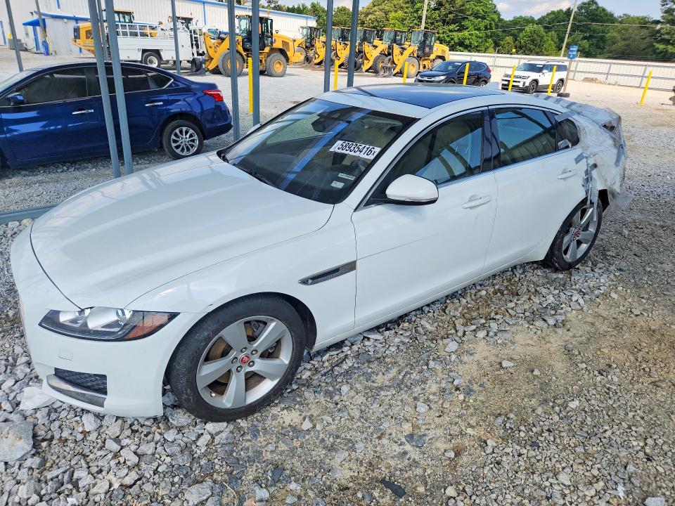 2018 Jaguar Xf VIN SAJBS4FX7JCY54340 COPART salvage auction — REAR END, Mo - Salvage Certificate Of Title (P), sold $1,450 on 2026-07-27 (photo 1)