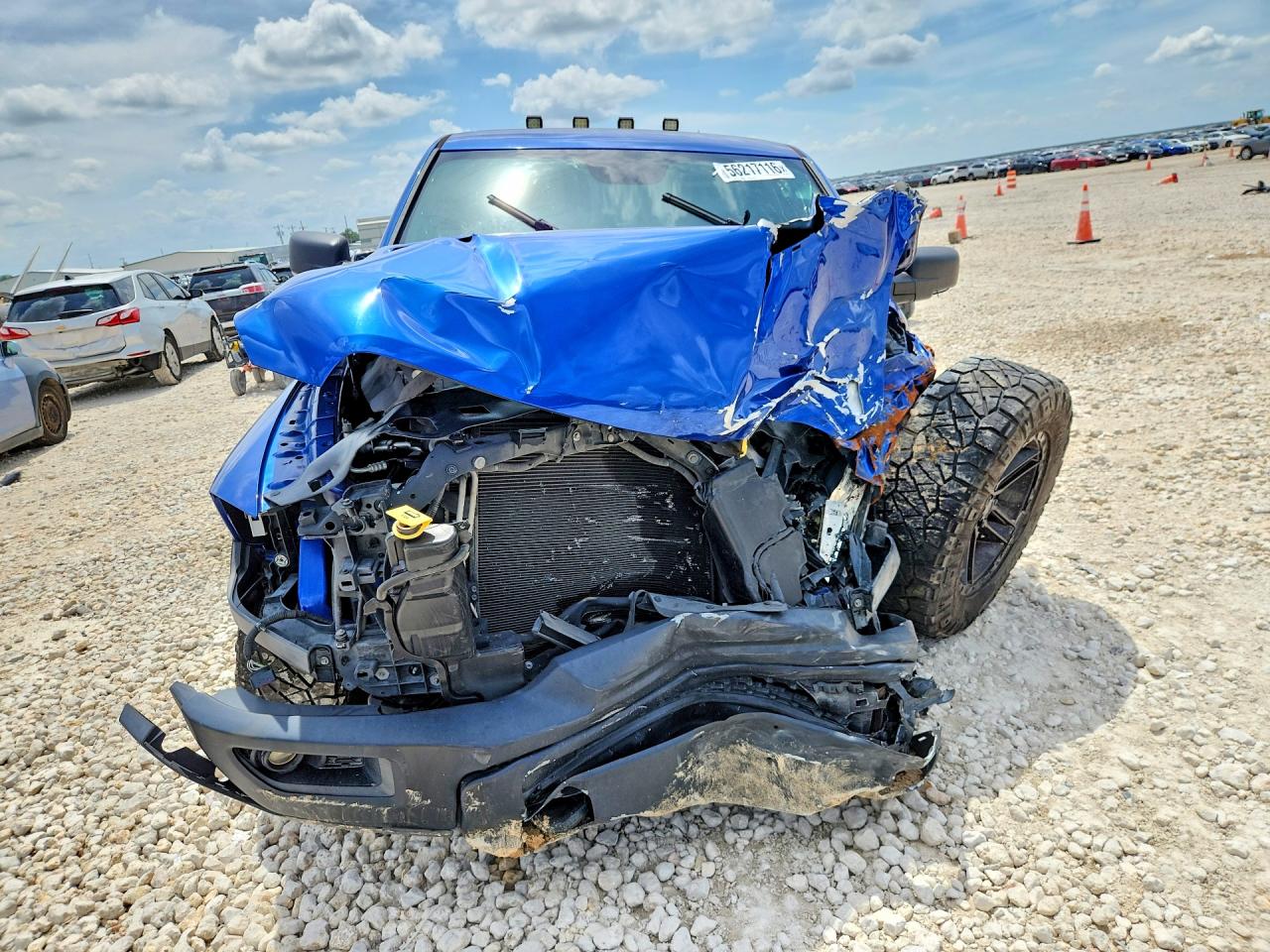 2017 Ram 1500 VIN 1C6RR7YT9HS814515 COPART salvage auction — Front End, TX - SALVAGE VEHICLE TITLE, sold $3,550 on 2026-07-09 (photo 5)