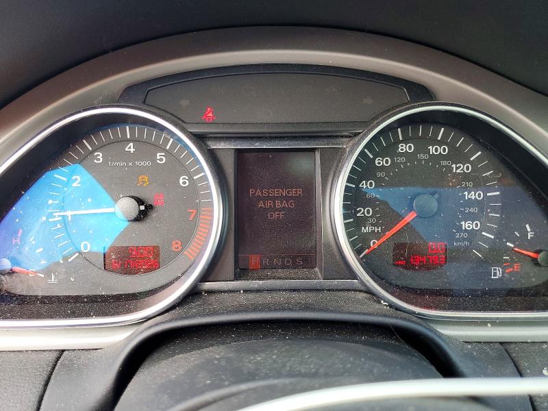 2008 Audi Q7 VIN WA1BY74L78D065764 COPART salvage auction — UNDERCARRIAGE, Ca - Salvage Certificate, sold $875 on 2026-07-31 (photo 9)