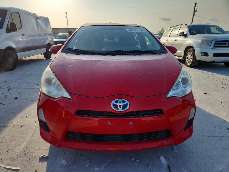 2012 Toyota Prius VIN JTDKDTB31C1503220 COPART salvage auction — MECHANICAL, Tx - Certificate Of Title, sold $700 on 2026-07-10 (photo 5)