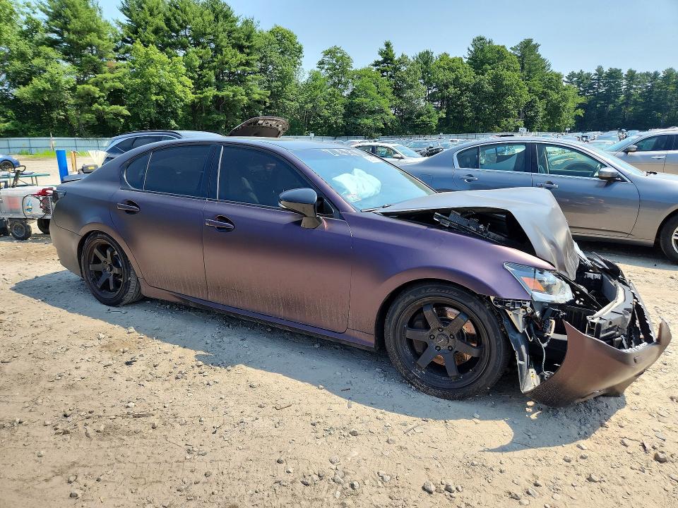 2015 Lexus Gs VIN JTHCE1BL9FA004514 COPART salvage auction — FRONT END, MA - CERTIFICATE OF TITLE, sold $775 on 2026-07-23 (photo 4)