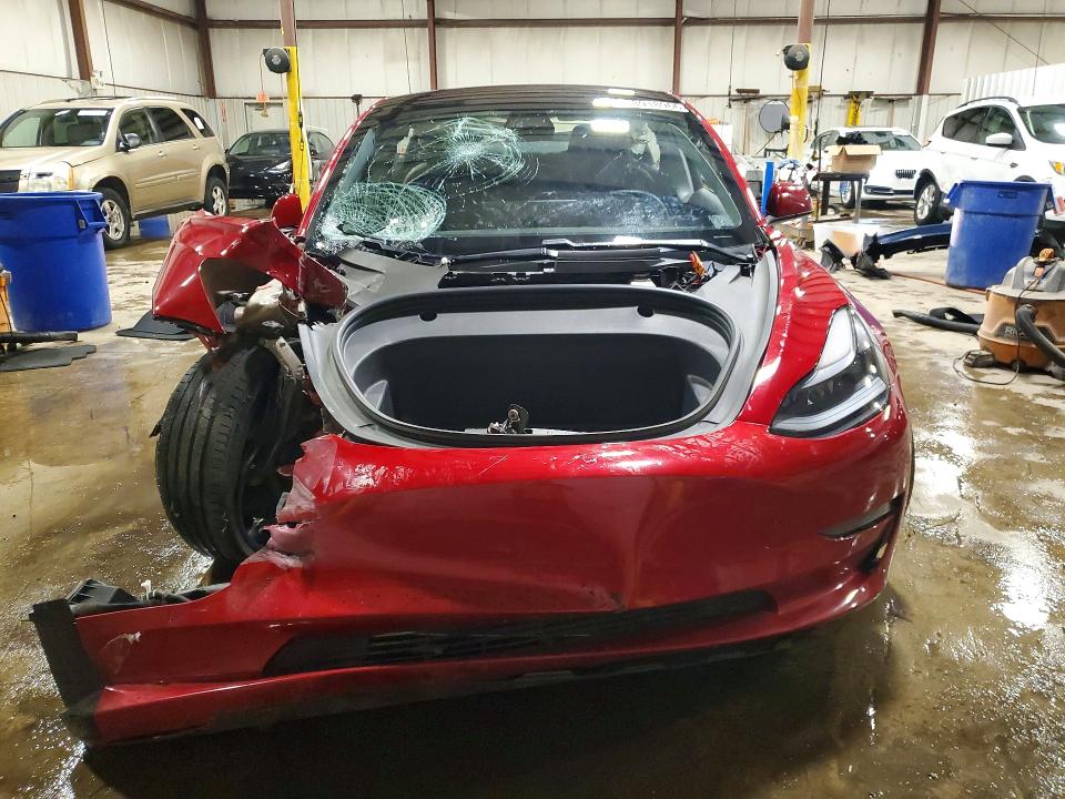 2021 Tesla Model 3 VIN 5YJ3E1EC5MF990982 COPART salvage auction — FRONT END, PA - CERTIFICATE OF SALVAGE, sold $3,150 on 2026-07-28 (photo 5)