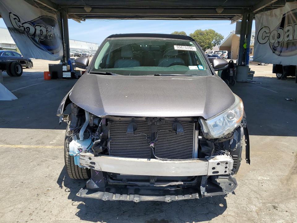2015 Toyota VIN 5TDBKRFH9FS170318 COPART salvage auction — FRONT END, NY - MV-907A SALVAGE CERTIFICATE, sold $3,600 on 2026-07-23 (photo 5)