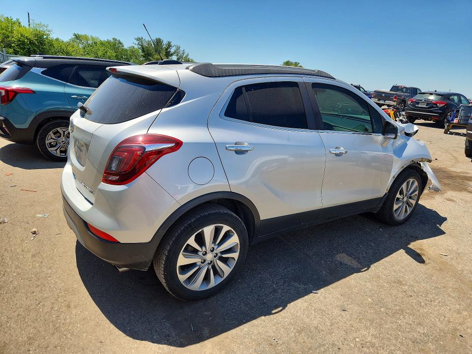 2018 Buick Encore VIN KL4CJESB2JB587615 COPART salvage auction — FRONT END, Pa - Certificate Of Salvage, sold $250 on 2026-07-21 (photo 3)