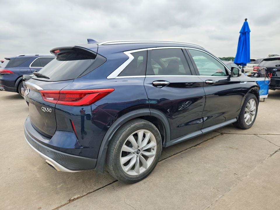 2019 Infiniti Qx50 VIN 3PCAJ5M30KF111736 COPART salvage auction — FRONT END, Tx - Certificate Of Title, sold $8,800 on 2026-07-10 (photo 3)