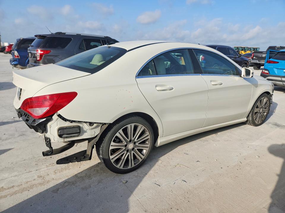 2017 Mercedes-benz Cla-klasse VIN WDDSJ4EB1HN441275 COPART salvage auction — FRONT END, Tx - Salvage Vehicle Title, sold $4,300 on 2026-07-31 (photo 3)
