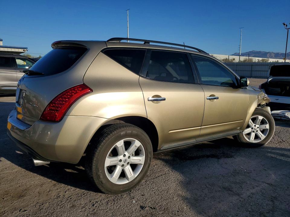 2007 Nissan Murano VIN JN8AZ08W27W627040 COPART salvage auction — FRONT END, Nv - Salvage Title, sold $1,500 on 2026-07-28 (photo 3)