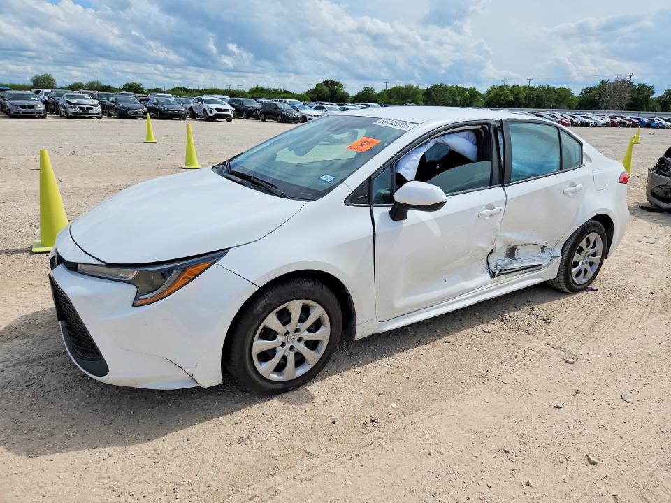 2022 Toyota Corolla VIN 5YFEPMAE2NP325488 COPART salvage auction — SIDE, Tx - Salvage Vehicle Title, sold $3,400 on 2026-07-30 (photo 1)