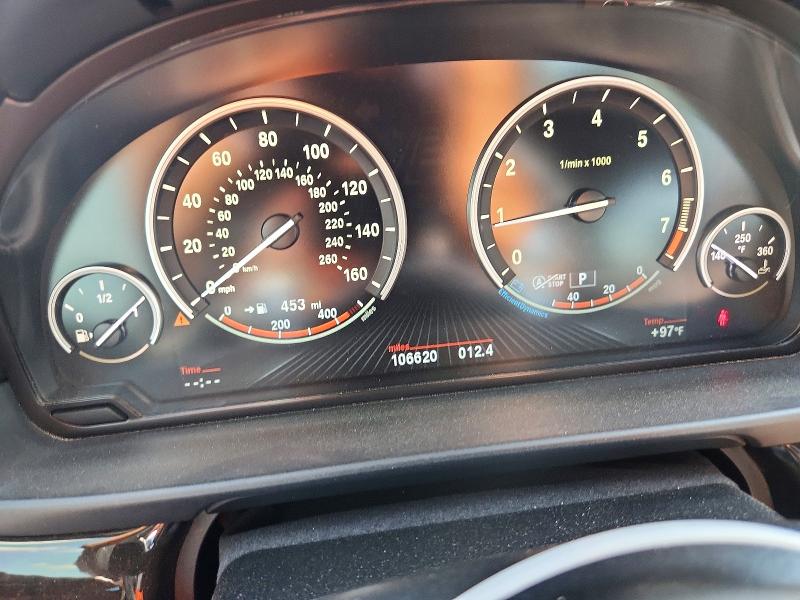 2016 BMW 5 series VIN WBA5B1C52GG551588 COPART salvage auction — BURN, TX - SALVAGE VEHICLE TITLE (P), sold $4,200 on 2026-08-07 (photo 9)