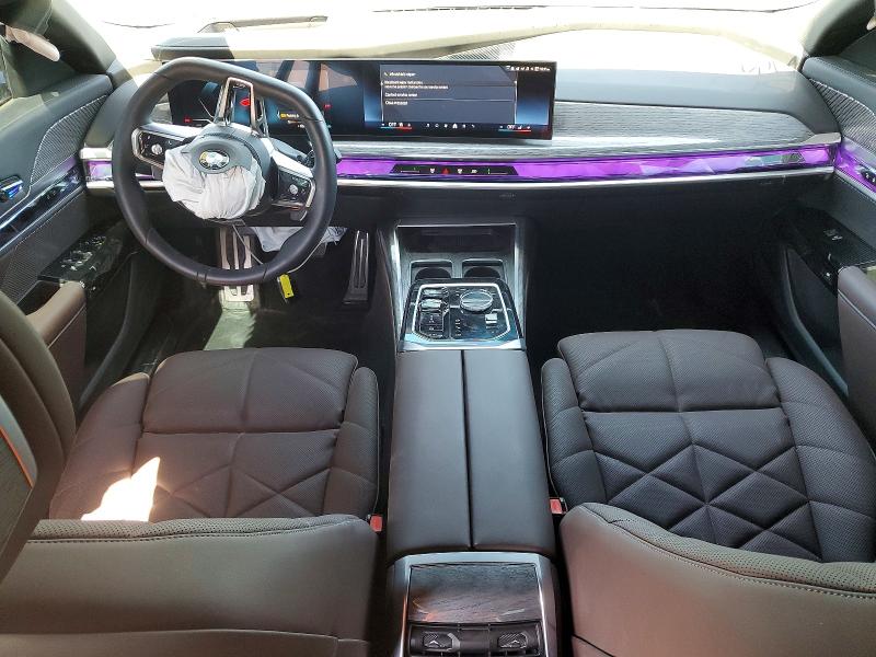 2024 BMW 7 series VIN WBA23EH02RCS97587 COPART salvage auction — FRONT END, NV - SALVAGE TITLE, sold $39,750 on 2026-07-09 (photo 8)