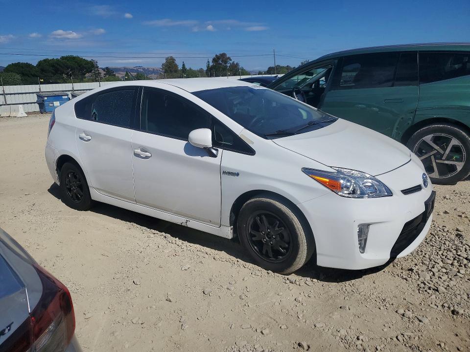 2012 Toyota Prius VIN JTDKN3DU3C5527238 COPART salvage auction — VANDALISM, CA - SALVAGE CERTIFICATE, sold $1,350 on 2026-07-28 (photo 4)