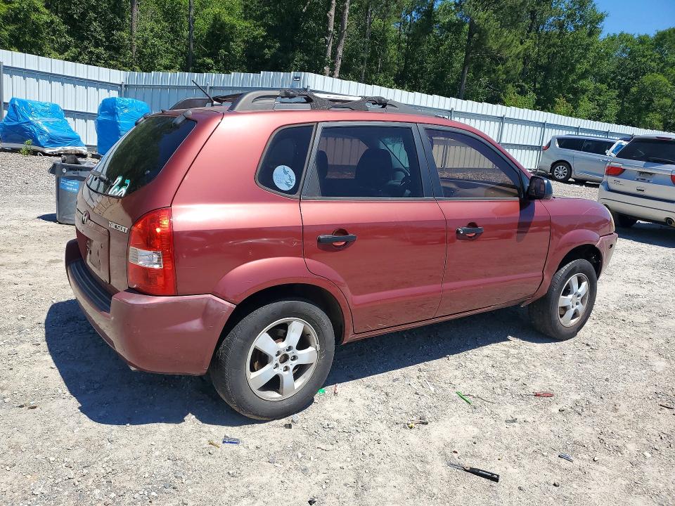 2006 Hyundai Tucson VIN KM8JM12B56U437504 COPART salvage auction — REAR END, GA - CERT OF TITLE-SALVAGE, sold $350 on 2026-07-07 (photo 3)
