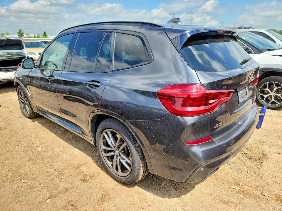 2019 BMW X3 VIN 5UXTS3C58KLR72638 COPART salvage auction — FRONT END, IL - SALVAGE CERTIFICATE, sold $11,100 on 2026-07-30 (photo 2)