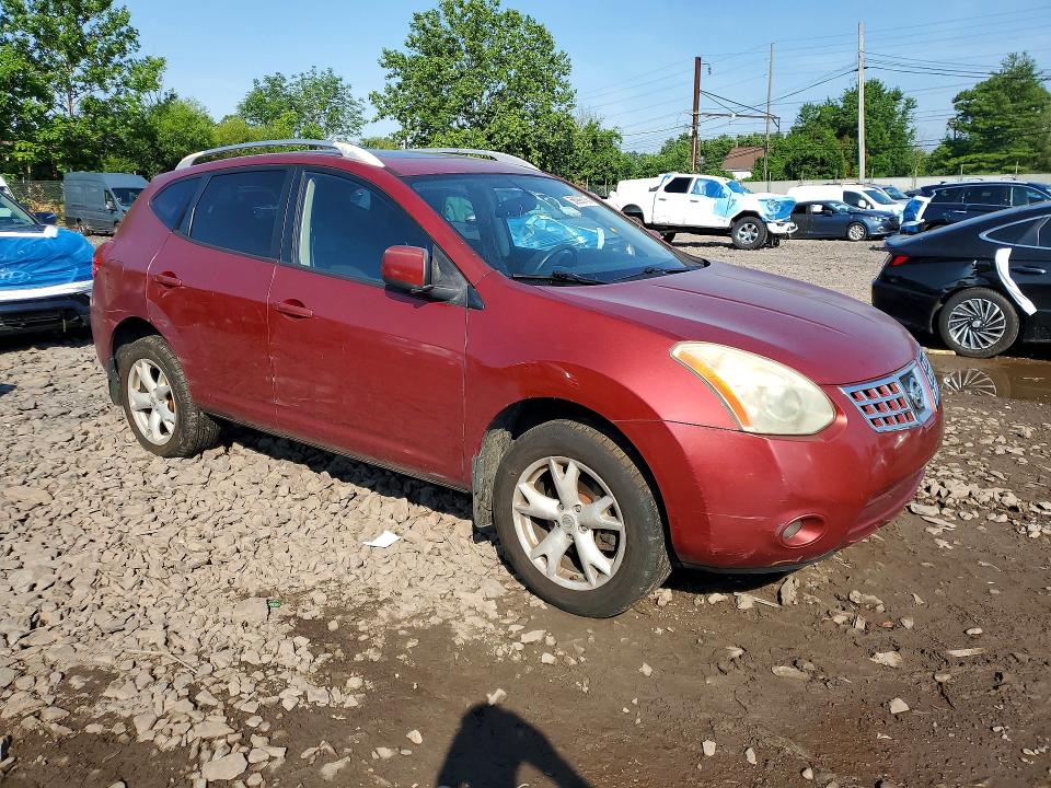 2008 Nissan Rogue VIN JN8AS58V08W139988 COPART salvage auction — FRONT END, PA - CERT OF SALV-R=RECONSTRUCTED, sold $700 on 2026-07-15 (photo 4)