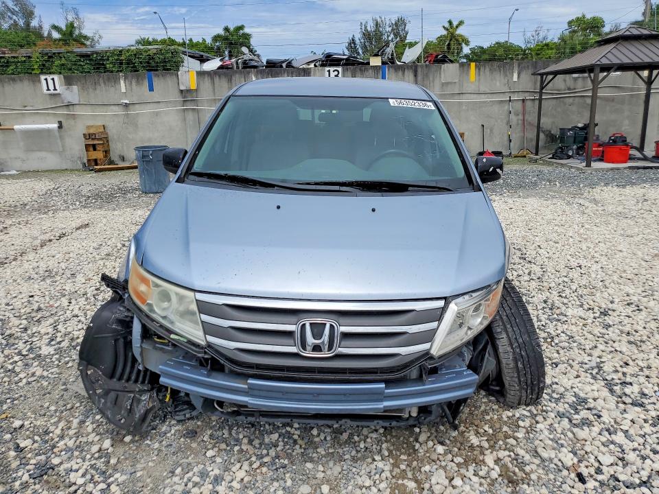 2013 Honda Odyssey VIN 5FNRL5H45DB027673 COPART salvage auction — FRONT END, Fl - Cert Of Title Slvg Rebuildable, sold $1,050 on 2026-07-02 (photo 5)