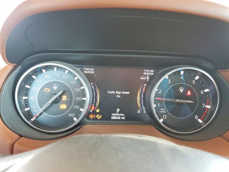 2021 Maserati VIN ZN661XUA7MX363118 COPART salvage auction — MINOR DENT/SCRATCHES, Az - Cert Of Title - Salvage, sold $12,500 on 2026-08-25 (photo 9)