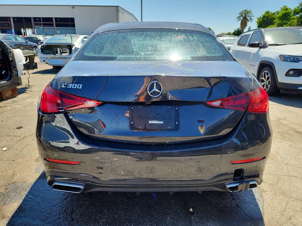 2023 Mercedes-benz C class VIN W1KAF4GB7PR093256 COPART salvage auction — UNDERCARRIAGE, CA - CERTIFICATE OF TITLE, sold $1,400 on 2026-07-28 (photo 6)