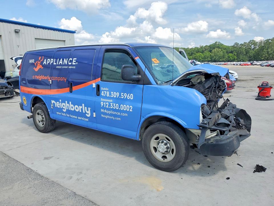 2016 Chevrolet Express VIN 1GCWGAFFXG1282319 COPART salvage auction — FRONT END, Ga - Cert Of Title-Salvage, sold $175 on 2026-08-03 (photo 4)