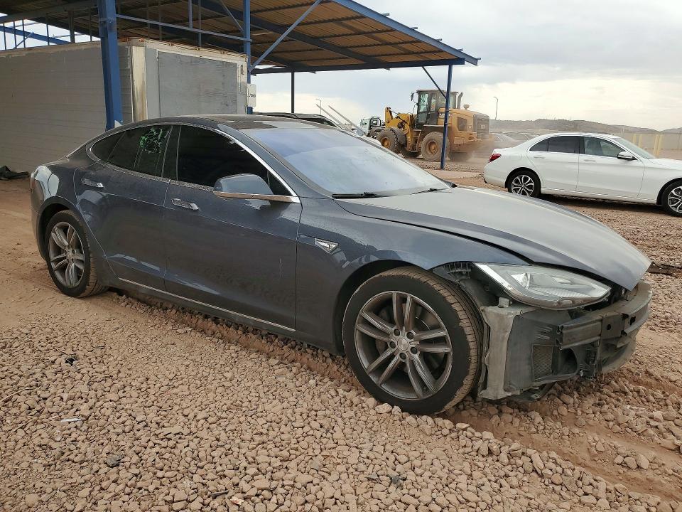 2014 Tesla Model s VIN 5YJSA1S10EFP50363 COPART salvage auction — FRONT END, Az - Cert Of Title - Salvage, sold $3,600 on 2026-07-02 (photo 4)