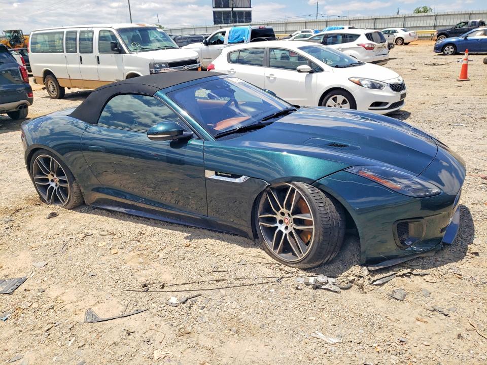 2020 Jaguar F-type VIN SAJD85FV4LCK67396 COPART salvage auction — FRONT END, FL - CERT OF TITLE SLVG REBUILDABLE, sold $12,200 on 2026-07-24 (photo 4)