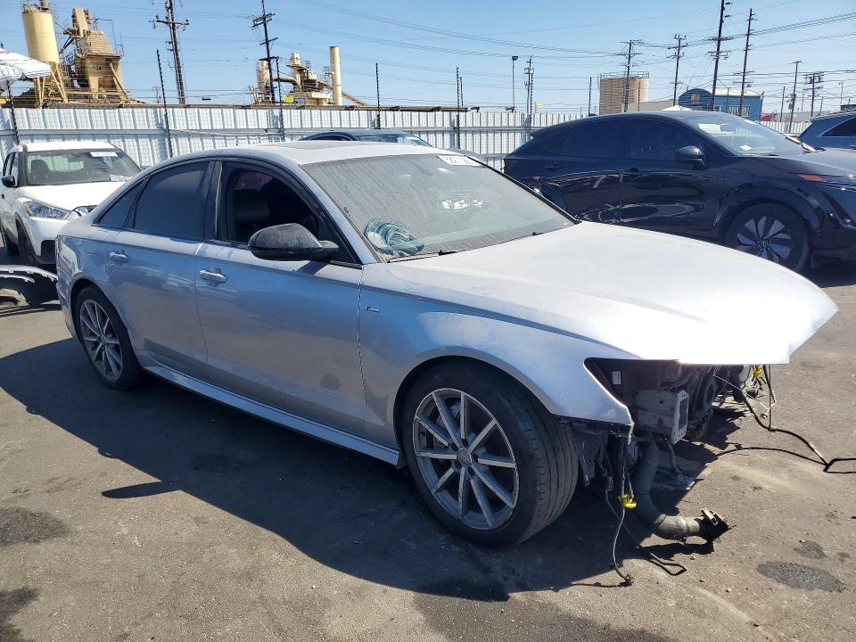 2018 Audi A6 VIN WAUF8AFCXJN102272 COPART salvage auction — FRONT END, CA - DIS/DLR/EXP ONLY CLEAN TITLE, sold $2,950 on 2026-07-27 (photo 4)