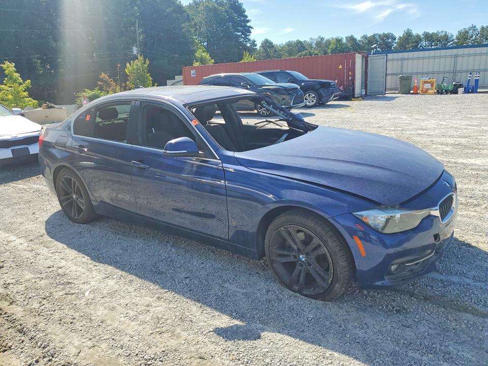 2017 BMW 3 series VIN WBA8B9G53HNU49915 COPART salvage auction — INTERIOR BURN, Ga - Cert Of Title-Salvage, sold $675 on 2026-07-13 (photo 4)