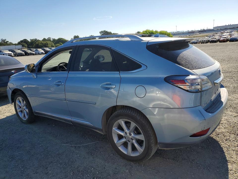 2010 Lexus Rx VIN 2T2ZK1BA8AC037216 COPART salvage auction — FRONT END, CA - DIS/DLR/EXP ONLY CLEAN TITLE, sold $3,150 on 2026-09-03 (photo 2)