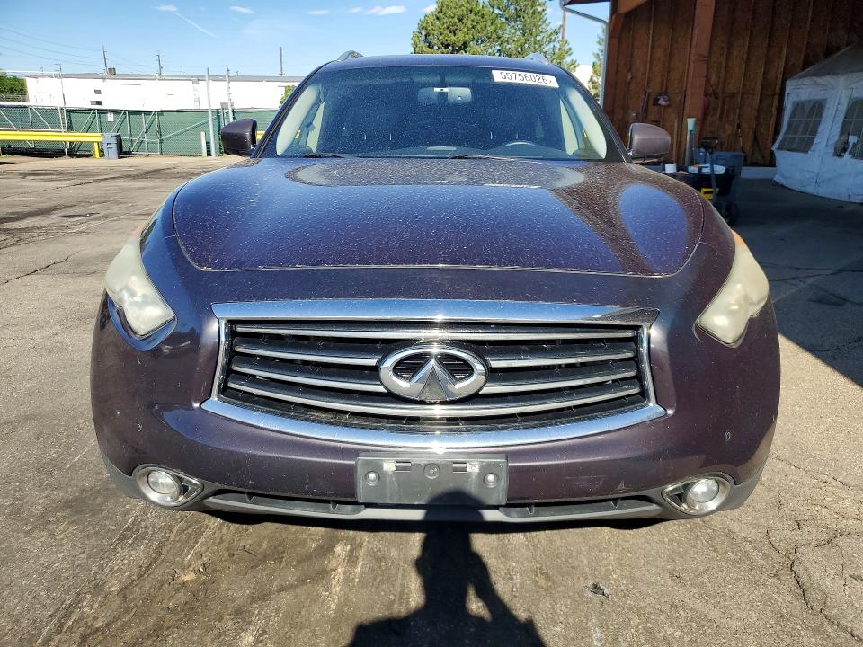 2012 Infiniti Fx VIN JN8AS1MW0CM154485 COPART salvage auction — SIDE, Co - Public - Salvage Title, sold $1,650 on 2026-07-09 (photo 5)